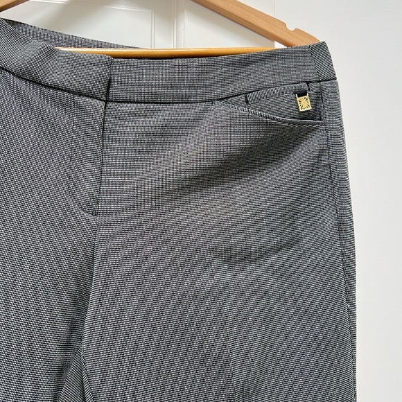 Anne Klein houndstooth pattern dress pants/trousers Sz 6 - Picture 5 of 16